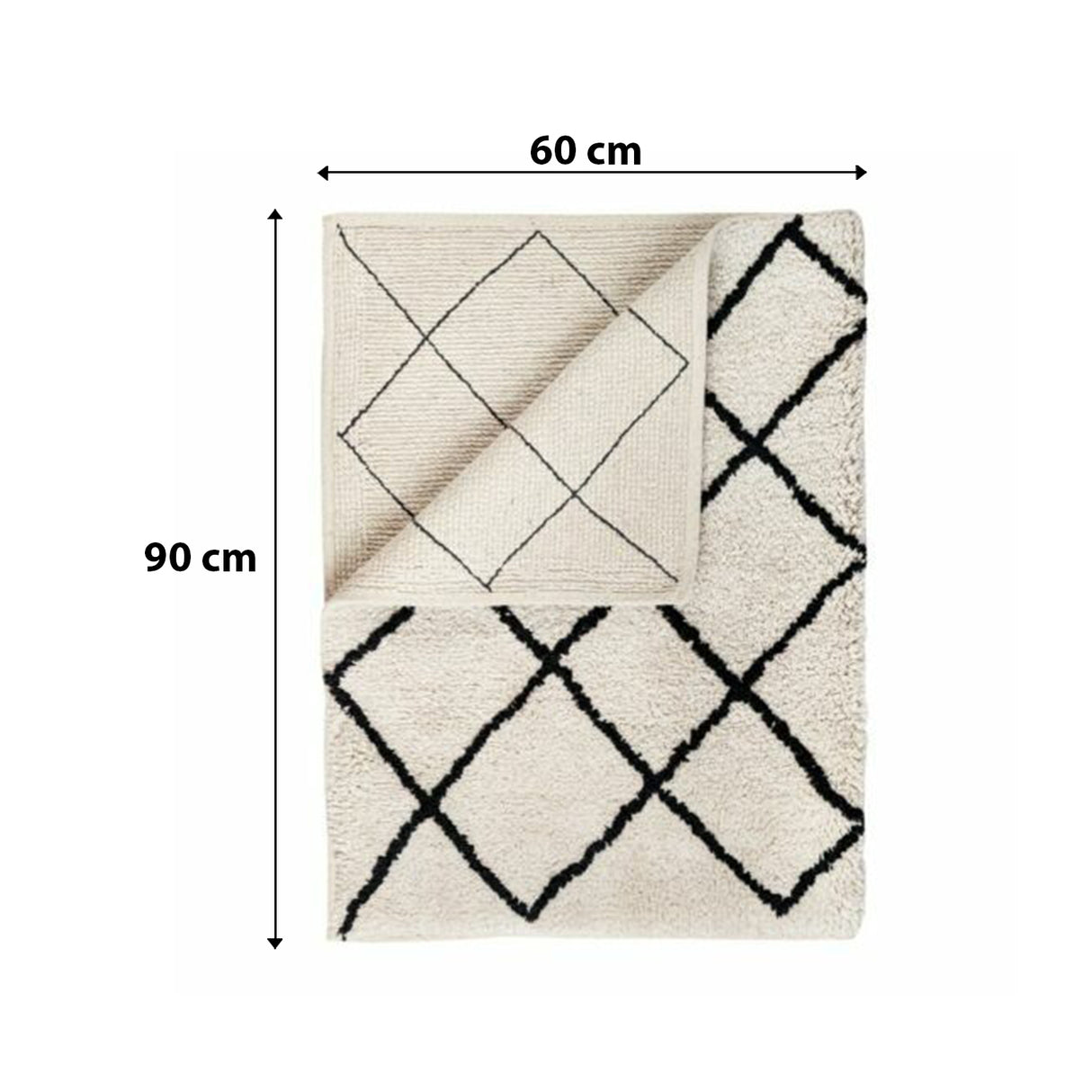 Luxury Soft Cotton Tufted Bath Rug