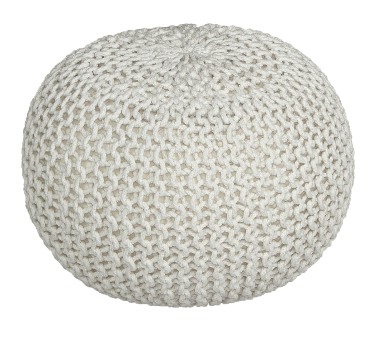 Braided Ottoman Pouffe Footstool Hand Knitted