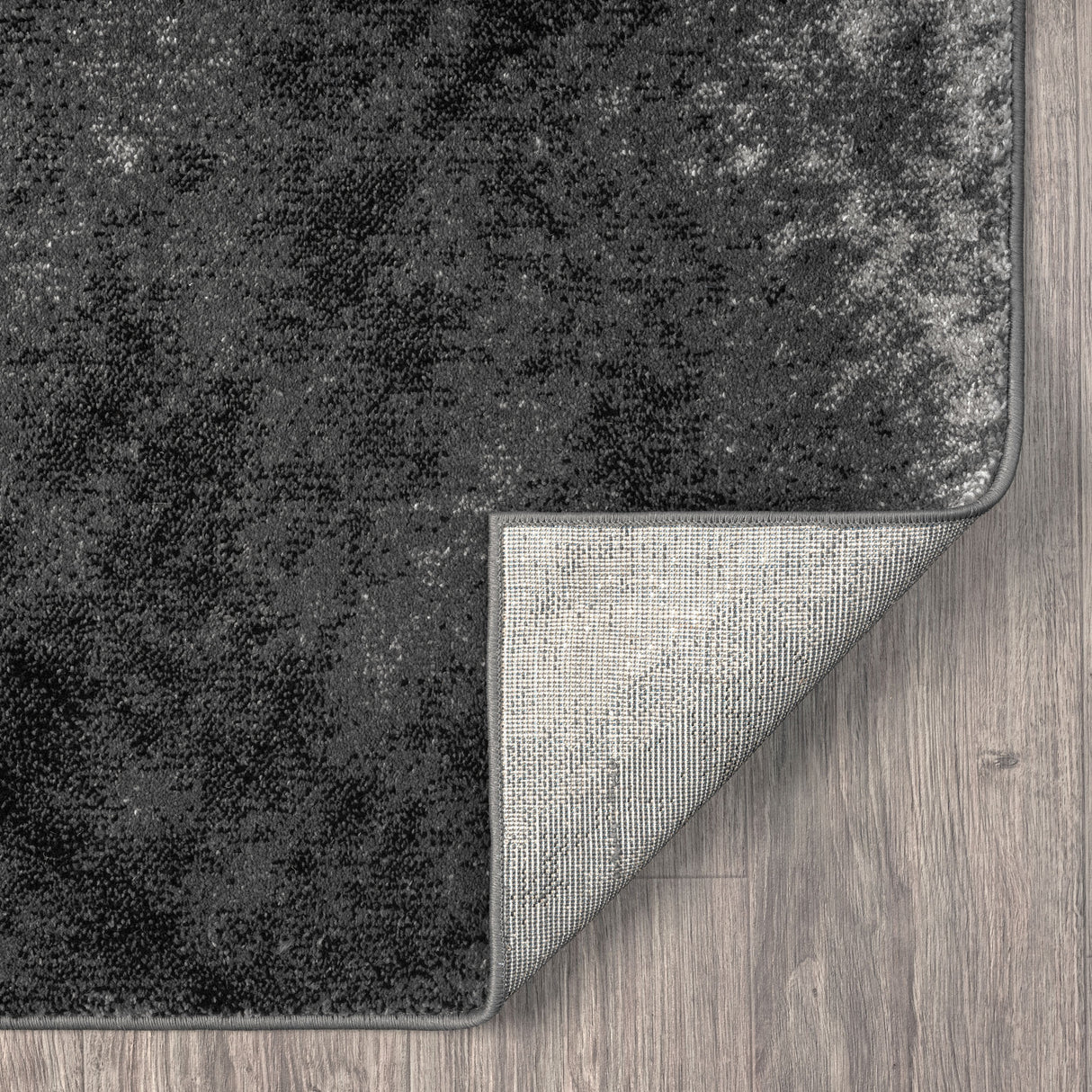 Adore Geometric Textural Rug – Grey