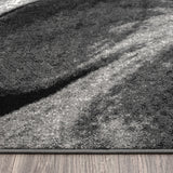 Adore Geometric Textural Rug – Grey