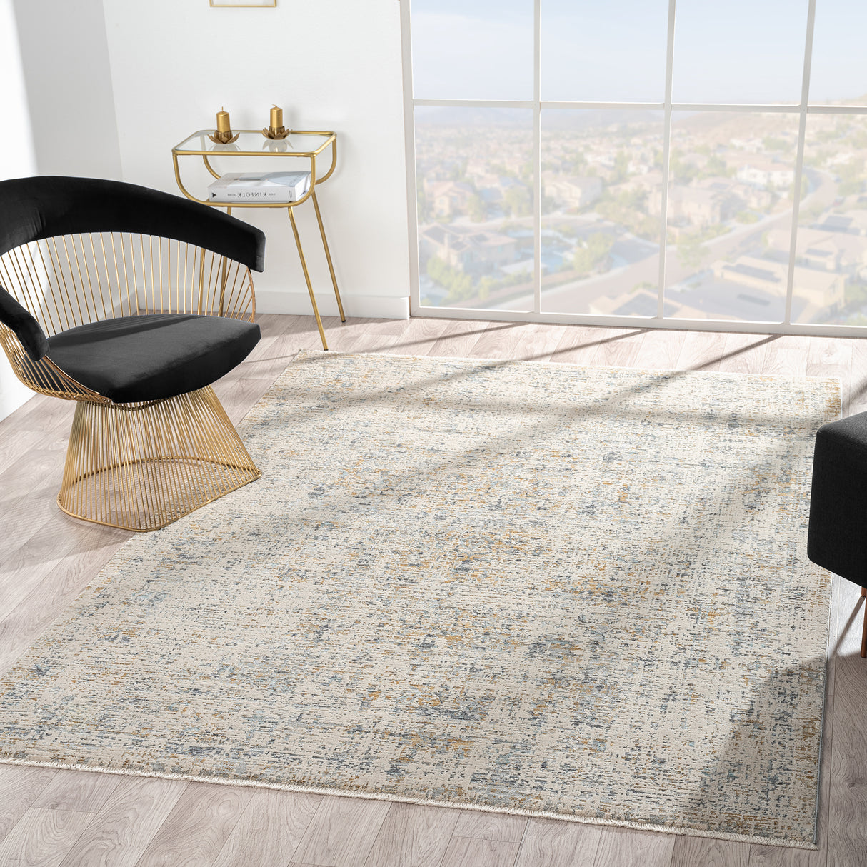 Aubre Contemporary Rug – Sand