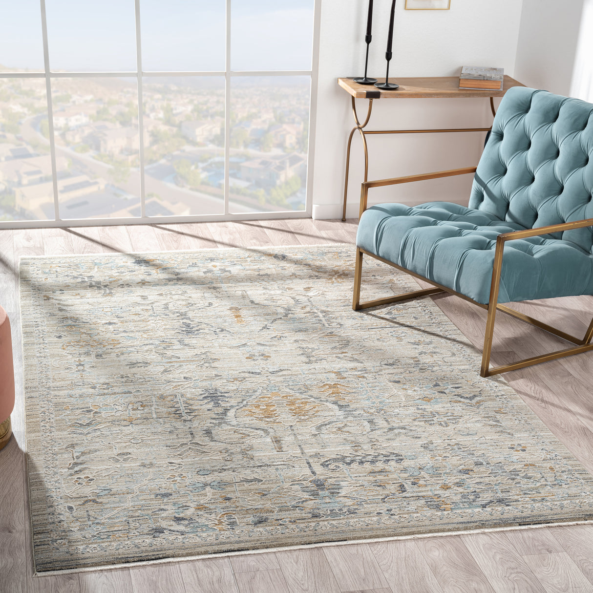 Aubre Contemporary Rug – Taupe