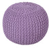 Braided Ottoman Pouffe Footstool Hand Knitted