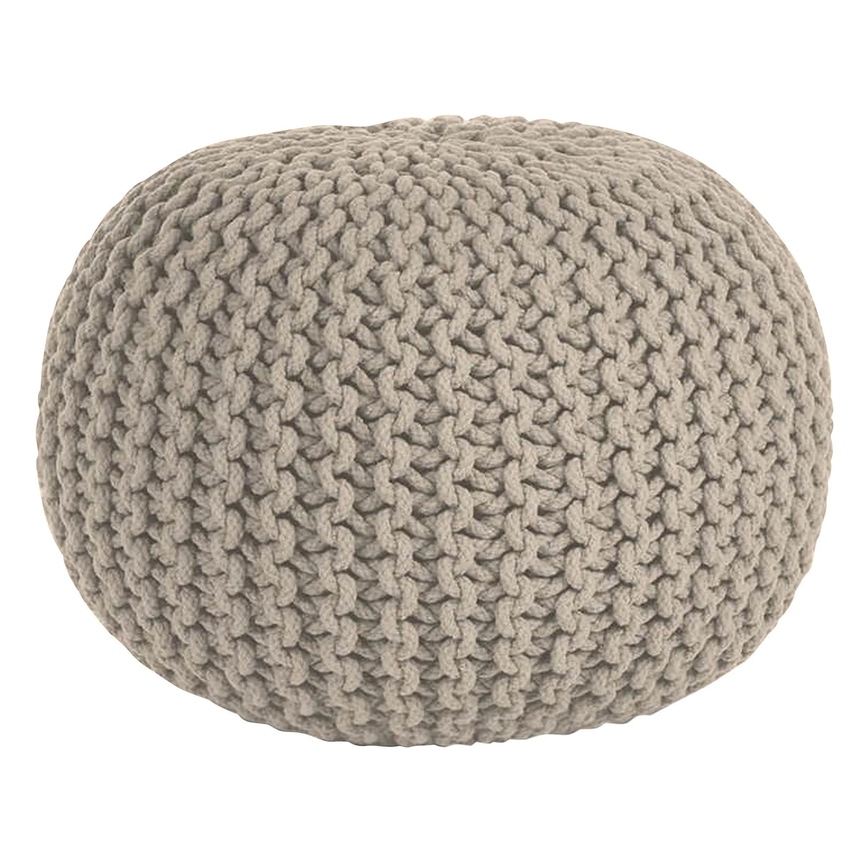 Braided Ottoman Pouffe Footstool Hand Knitted