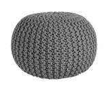 Braided Ottoman Pouffe Footstool Hand Knitted